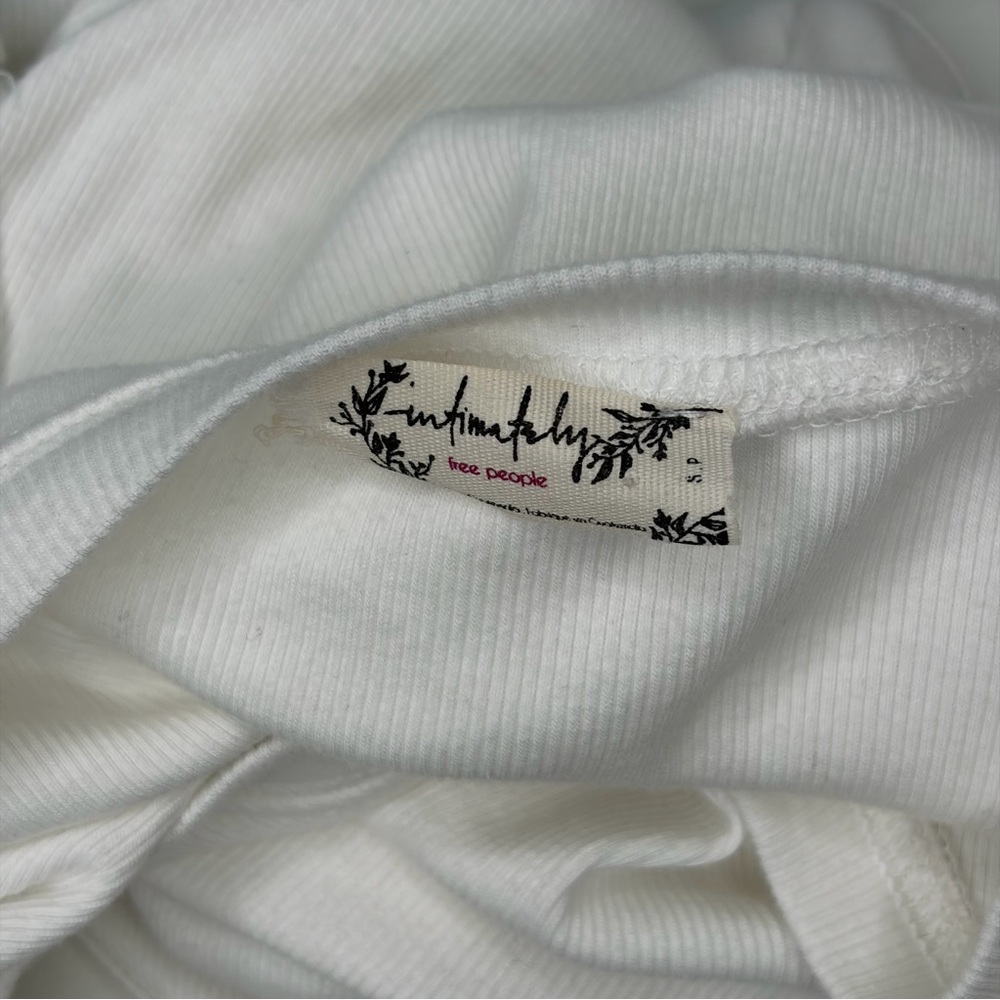 Free People Intimately White Downtime Bodysuit - Picture 4 of 9